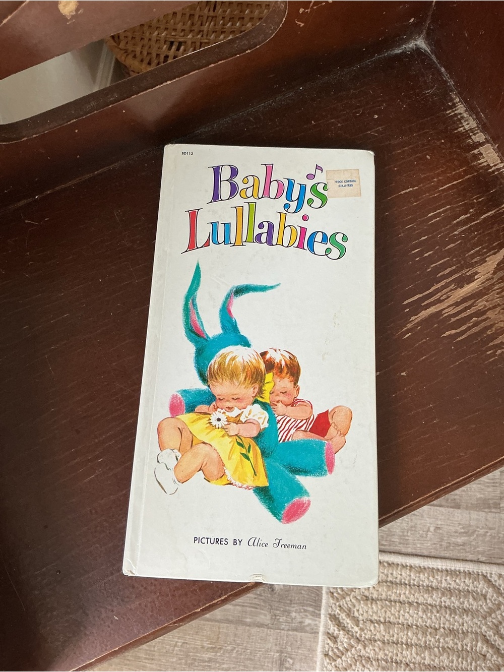 Vintage 1985 Baby's Lullabies Hardcover Book Alice Freeman Grosset Dunlap BD112
